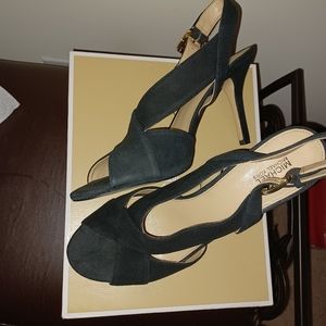 Michael Kors Black Suede sandal.  Never worn